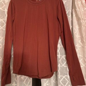 Athleta Long Sleeve Top - Warm Brown
